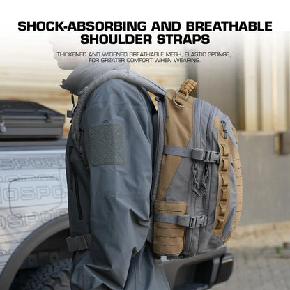 Tactical Multifunctional 25L Large Capacity Assault Backpack Outdoor Comfort Heavy Duty Bag Molle Pack Mission Knapsack