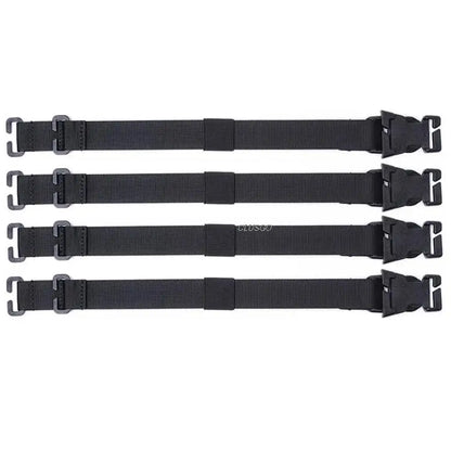 4PCS Tactical Rush Tier System Portable Molle Backpack Straps Fixing Band for Backpack Luggage Camping Hiking Mountaineering