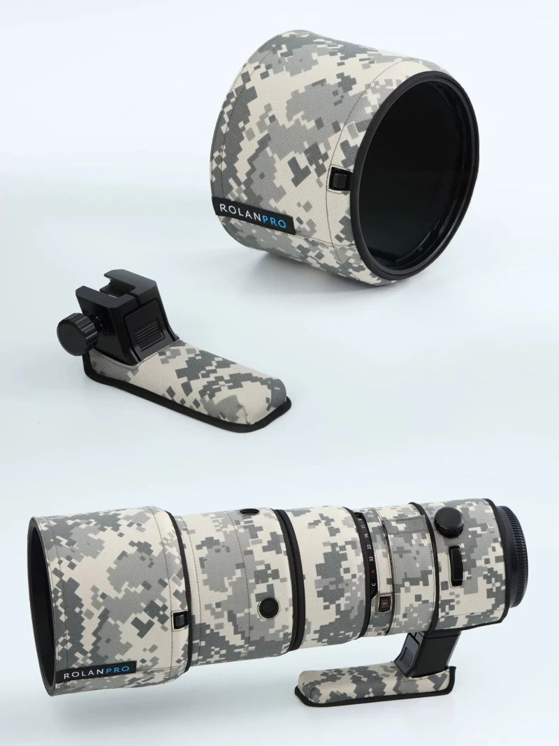 ROLANPRO Waterproof Lens Coat For FUJI FUJIRON GF 500mm F5.6R LM OIS WR Lens Protective Case GF500 Guns Sleeve Camouflage Cover