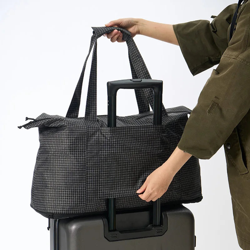 Large Capacity Expandable UHMWPE Travel Bag Waterproof Foldable Duffle Handbag for Outdoor Camping Sports Overnight Travel Trip
