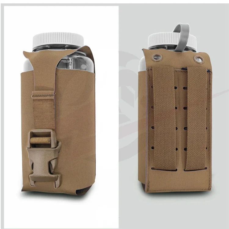 Airsoft SS Style Water Bottle Pouch Tactical Vest Bottle Holder Plate Carrier Molle Pouch Hunting 1L Multicam Bottle Bag Gear