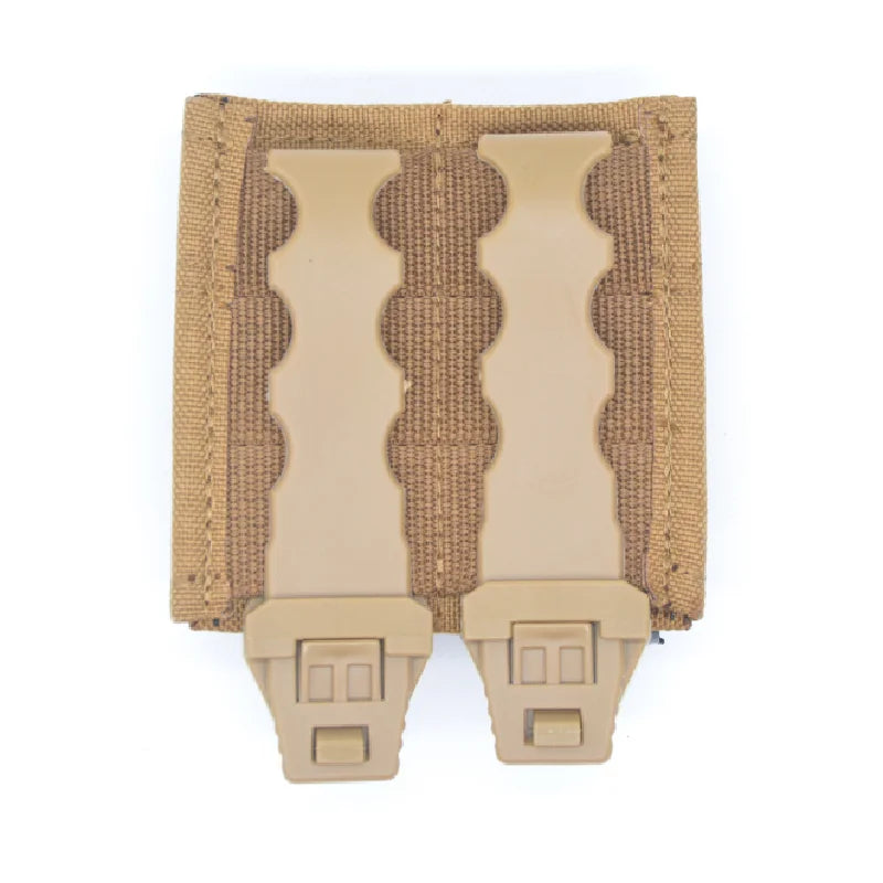 Ophidian MOLLE Mag Pouch FAST 9MM Single/Double Mag Bag Hunting CS Games Air soft Holder With Nylon Support Clip