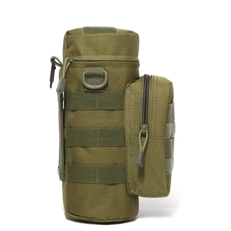 Tactical Water Bottle Bag Molle Pouch Holder Outdoor Travel Camping Hiking Cycling Fishing Hunting Water Bottle Kettle Carrier