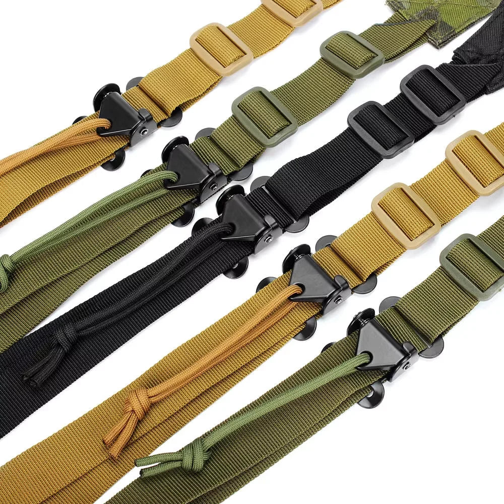 Tactical Hunting Quick Adjustable MK2 Rifle Sling Strap Shooting 2 Points Padded Gun Sling Shoulder Strap