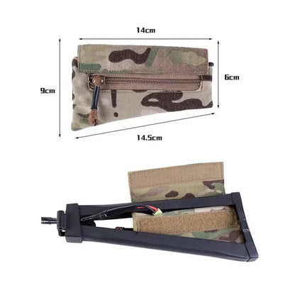 Outdoor Tactical Ak Triangle Storage Rear Support Battery Bag Triangle Support Storage Rear Support Battery Pack