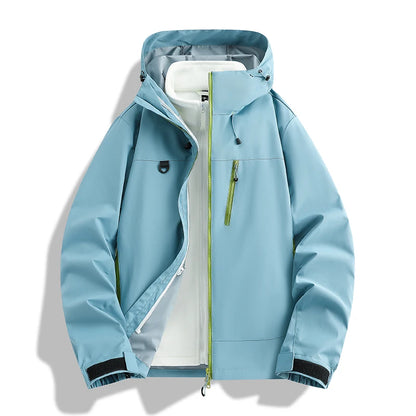 CHRLCK Men Women Hiking 3-in-1 Jackets Waterproof New Windproof Windbreaker Camping Climbing Trekking Outdoor Jacket Unisex