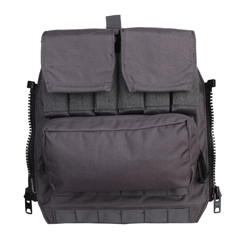 Emersongear Tactical Back Pack Zip Panel For MVS FPC LPC Hunting Vest Plate Carrier Backpack Modular Mag Pouch Nylon EM9286