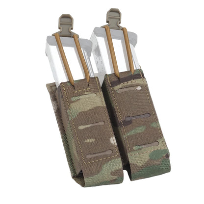 OPHIDIANTAC   Dual Pistol Magazine Pouch Hand Pull Retainer for Molle System Magazine Pouch Belt Vest Accessory Pouch