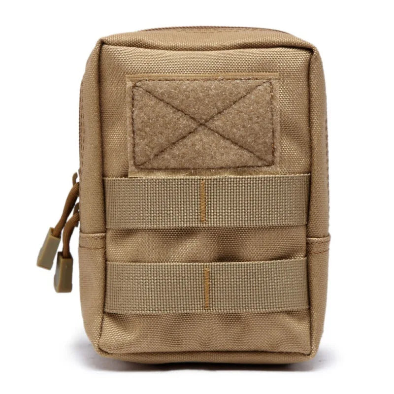 Molle Utility EDC Waist Bag Tactical Pouch Medical First Aid Bag Outdoor Sports Camping Hunting Waist Belt Pocket Sundry Bag