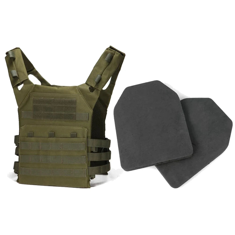600D Body Armor Molle Hunting Tactical JPC Vest Lightweight Plate Carrier Vest Water-repellent Airsoft CS Game Equipment
