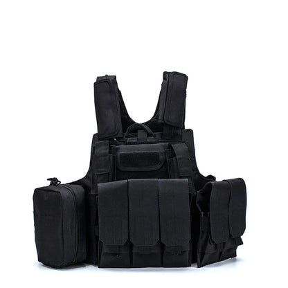Tactical Vest CS Wargame Airsoft Paintball MOLLE CIRAS Combat Vest CIRAS Tactical Vest With Triple Magazine Pouch Accessories