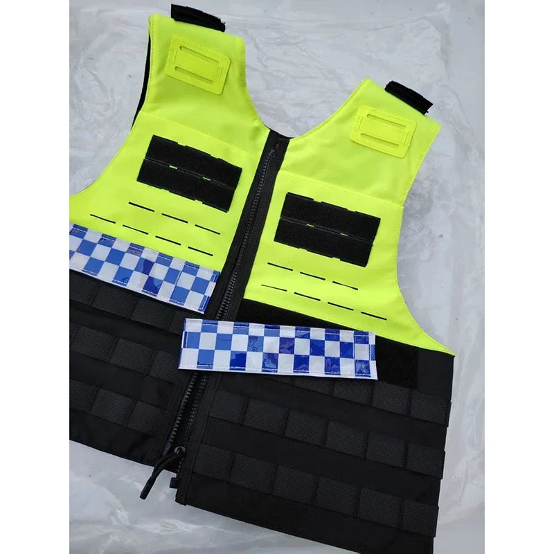 Fluorescent Tactical Vest Outdoor Multifunctional Commuting Vest, Anti C Breathable Training High Visibility Vest