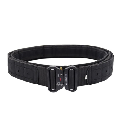 High Quality Tactical 2 inch Combat Belt Quick Release Metal Buckle MOLLE Mens Belts Camo 3415