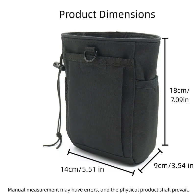3-5L New Outdoor Hunting MOLLE Dump Pouch 600D Nylon Camouflage Waist Pack Ammo Recycle Bag for Tactical Gear