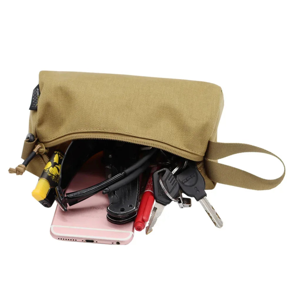 Fwoyonze Outdoor Toiletries Storage Pouch Undries Bag For Multifunctional Tools Tactical Running Portable EDC Tool Storage Bag