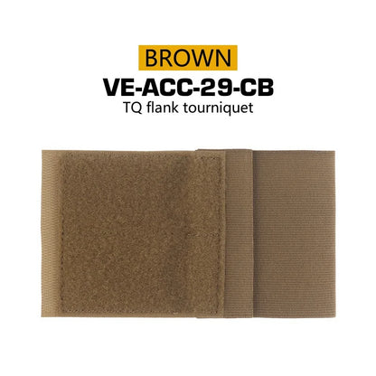 Outdoor TQ tourniquet Holder For Camping Vest Plate Carrier Side Wing Magic Fastener Elastic Tourniquet Pouch Vest Accessories