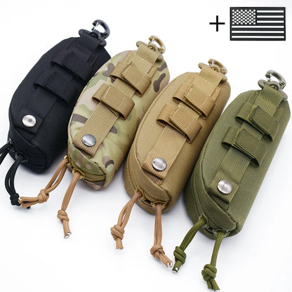 Outdoor travel glasses storage box, multifunctional portable small item storage bag, wear-resistant portable bag