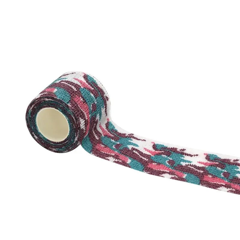 Telescopic High Elastic Camouflage Tape - Non-Woven Fabric for Outdoor Hunting, Finger Protection & Movement