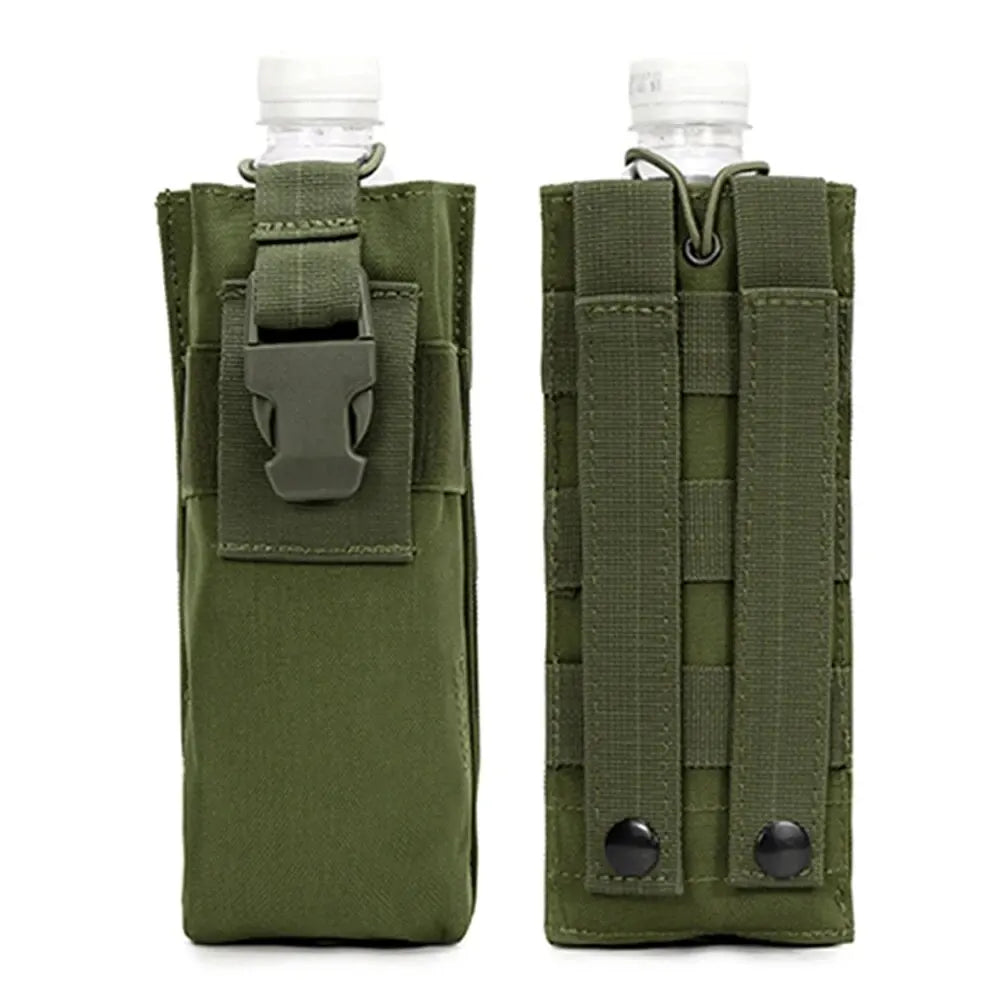 Outdoor Walkie Talkie Pouch Water Bottle Bag Handheld Radio Bag Molle Tactical Multifunctional Accessory Bag Travel EDC Pack