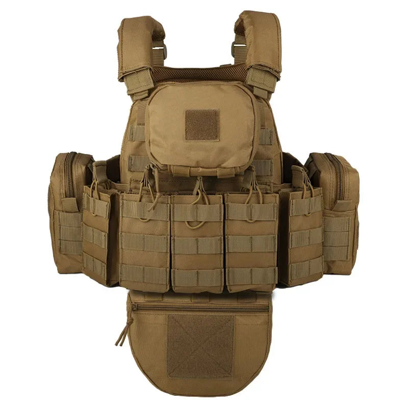 YAKEDA Multifunctional Modular Tactical Vest With Adjustable And Detachable Shoulder Straps, Suitable for Outdoor Sports