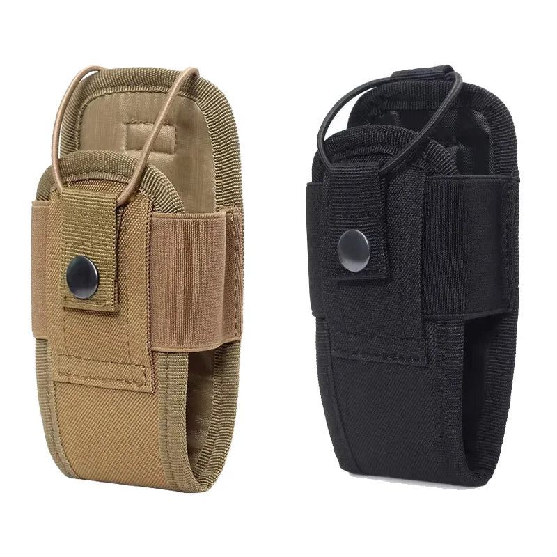1-3pcs Nylon Pouch Tactical Radio Walkie Bag Holder Pocket Portable Interphone Holster Carry Bag Hunting Camping