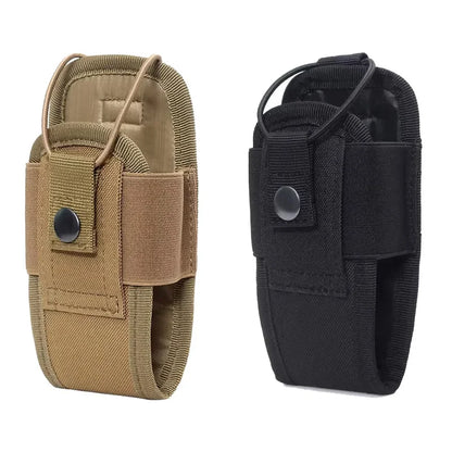 1-3pcs Nylon Pouch Tactical Radio Walkie Bag Holder Pocket Portable Interphone Holster Carry Bag Hunting Camping