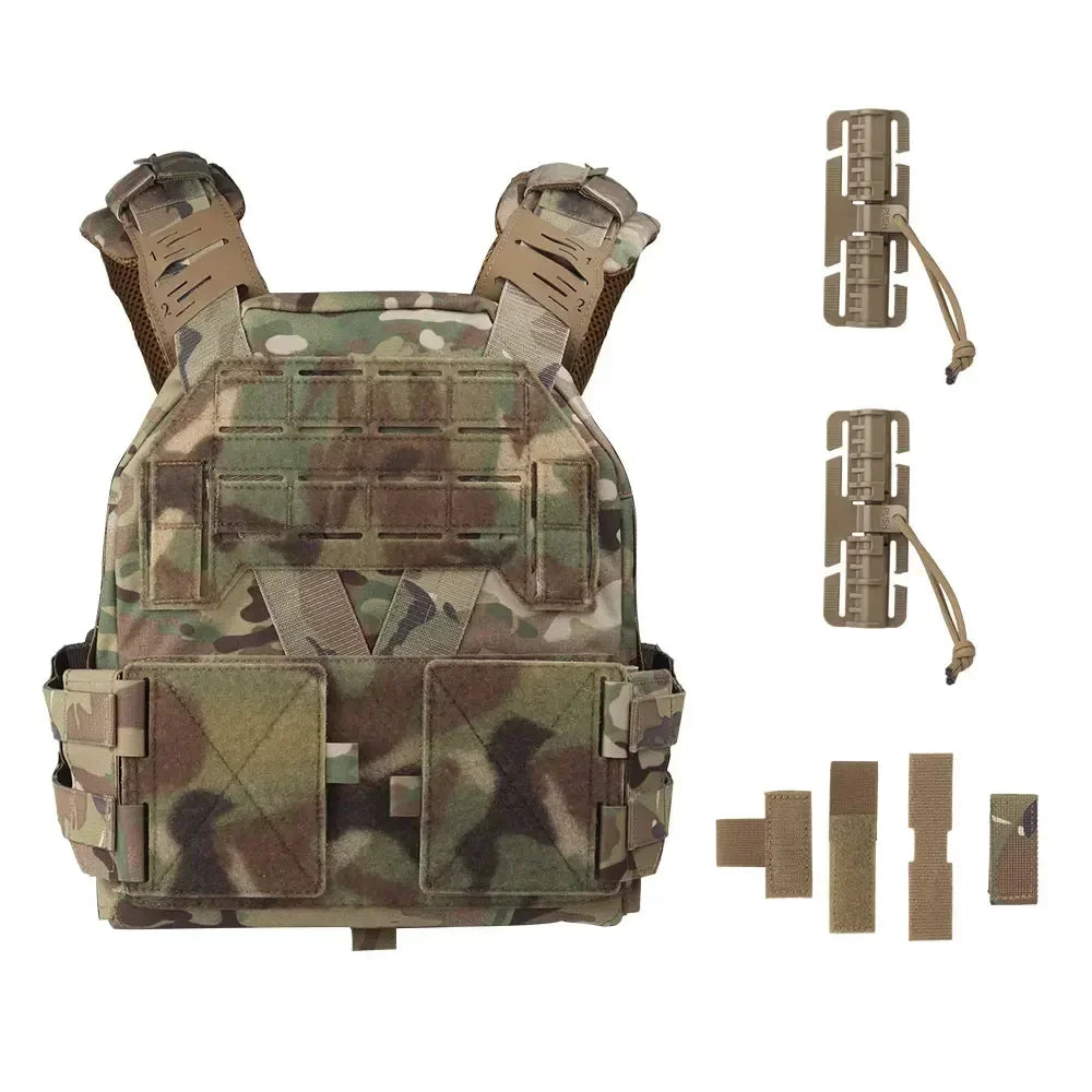KZ Tactical Vest Quick Release Military Hunting Vest Comfort Lightweight Utility MOLLE Combat Army Body Armor Airsoft Gear