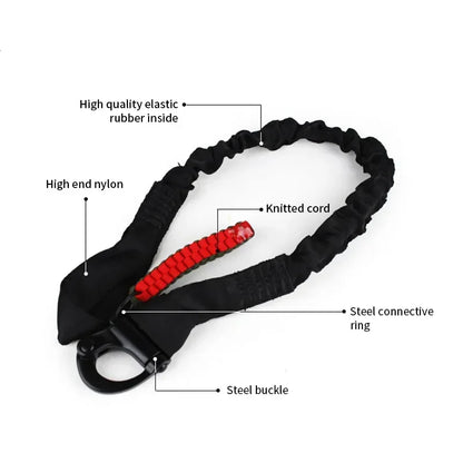 Tactical Quick Release Safety Rifle Sling Lanyard Strap Rope Line Climbing Rope Airsoft Protective Sling Hunting Airsoft Gear