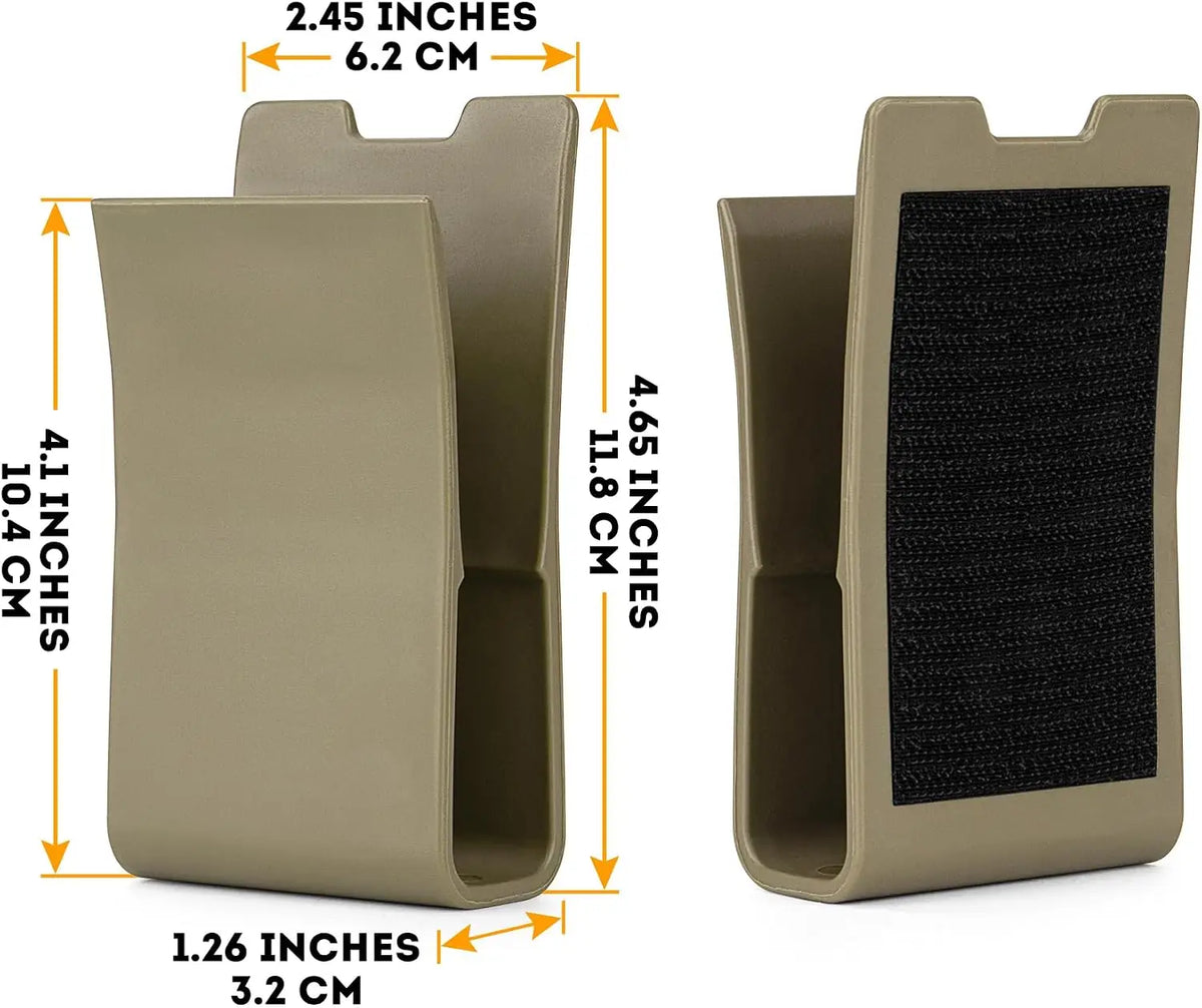 2PCS/3PCS/6PCS Tactical Kydex Magazine Pouch Inserts, Compatible with 5.56/5.45/.223/AK 7.62 Magazines