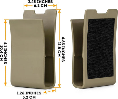 2PCS/3PCS/6PCS Tactical Kydex Magazine Pouch Inserts, Compatible with 5.56/5.45/.223/AK 7.62 Magazines