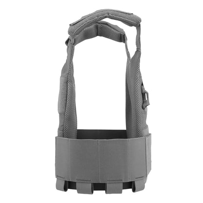 Wosport FCPC Plate Carrier Lightweight Cordura Tactical Vest with Velcro Panels Elastic Side Cummerbund 25mm Buckle for Airsoft