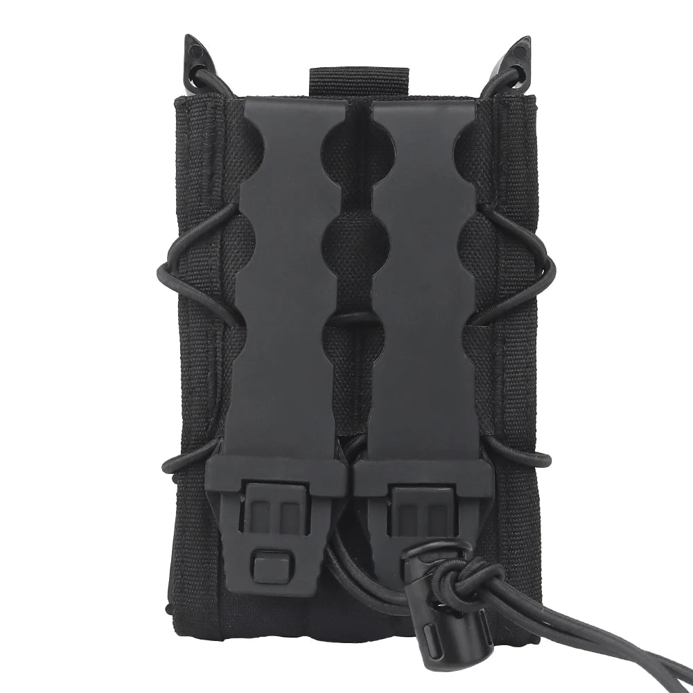 5.56 Magazine Pouch Tactical AK AR M4 AR15 Single Magazine Carrier Pitol Molle Mag Holster Pouch for Hunting ﻿