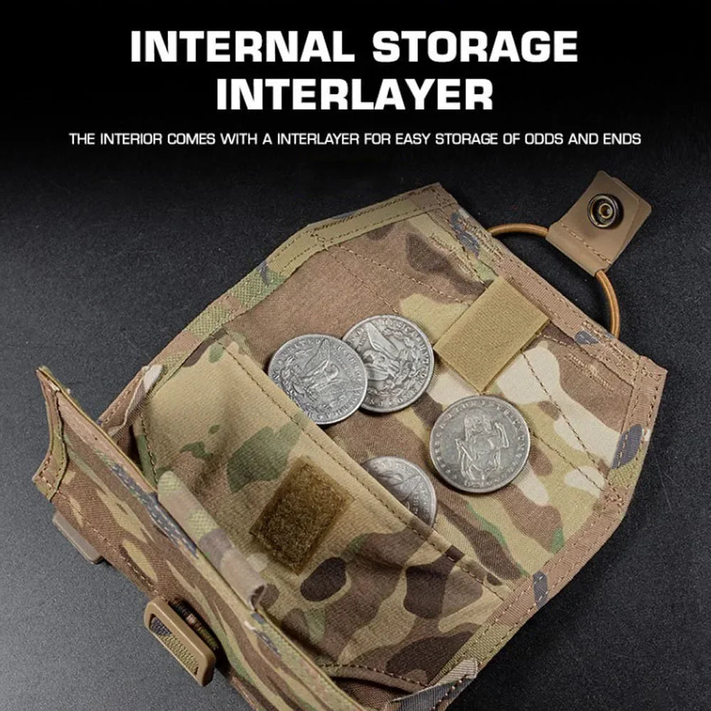 Tactical Molle Pouch Quick Release Navigation Pouch GPS Phone Holder for Outdoor Vest Gear System Essentials package