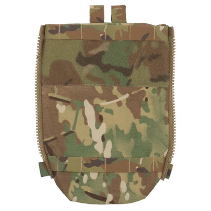 V5 FCPC Tactical Vest Backplate Supplement Sub-package Water Bag Double Zipper Militar Map Bag Hunting Airsoft Vest Accessories