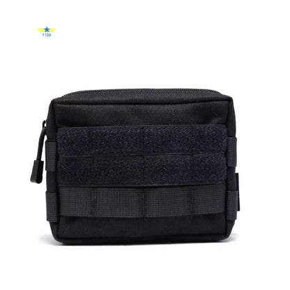 Tactical EDC Utility Pouch Compact Water-Resistant, Organize Small Gear Gadget for Backpack Belt Hanging Waist Bag Nylon