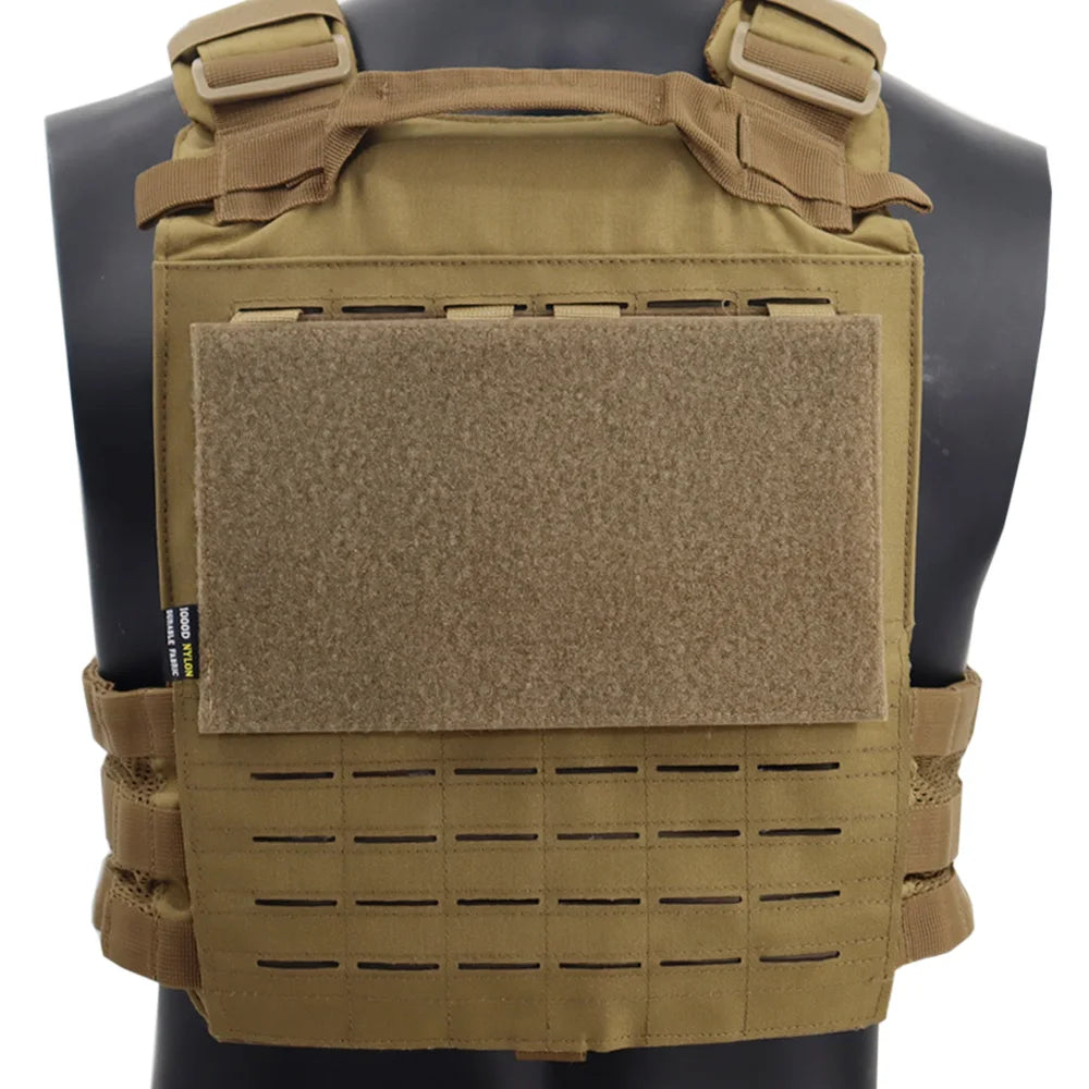 New Style 1000D Nylon Tactical Vest Patch Molle Adapter Panel Hook&Loop Converter For Attching ID Patches EDC Tool Bag