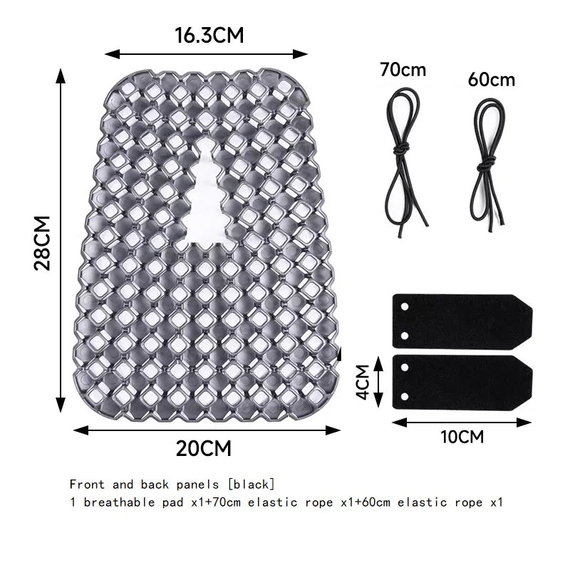 Tactical Vest,  Universal Heat Dissipation, 3D Ventilation, Portable Breathable Pad