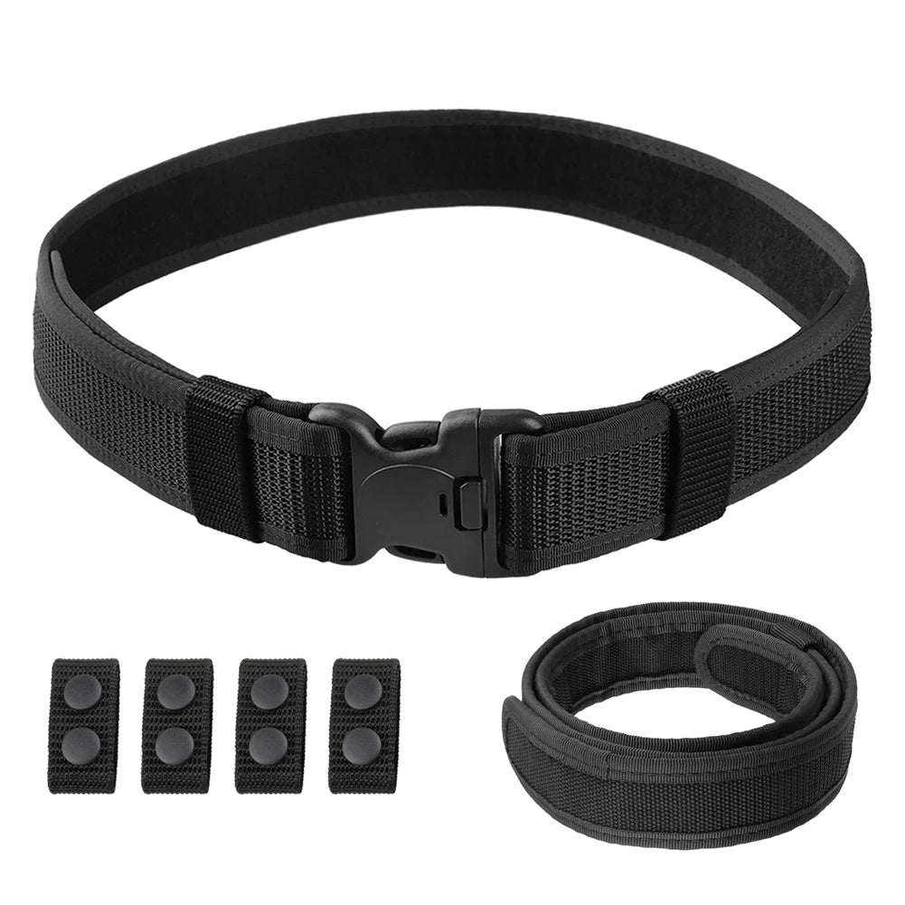 1Pc Tactical Waist Belt Magic Training Belt Thickened and Hardened Outer Waistband Belt for Men and Women Outdoor Sports