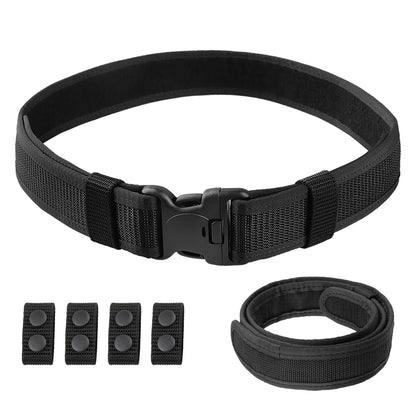 1Pc Tactical Waist Belt Magic Training Belt Thickened and Hardened Outer Waistband Belt for Men and Women Outdoor Sports