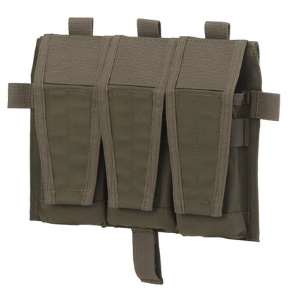 AVS Detachable MBAV Tactical Vest Triple Magazine Pocket Flap Front Bag M4 556 Mag Pouch  Plate Carrier Airsoft Accessories