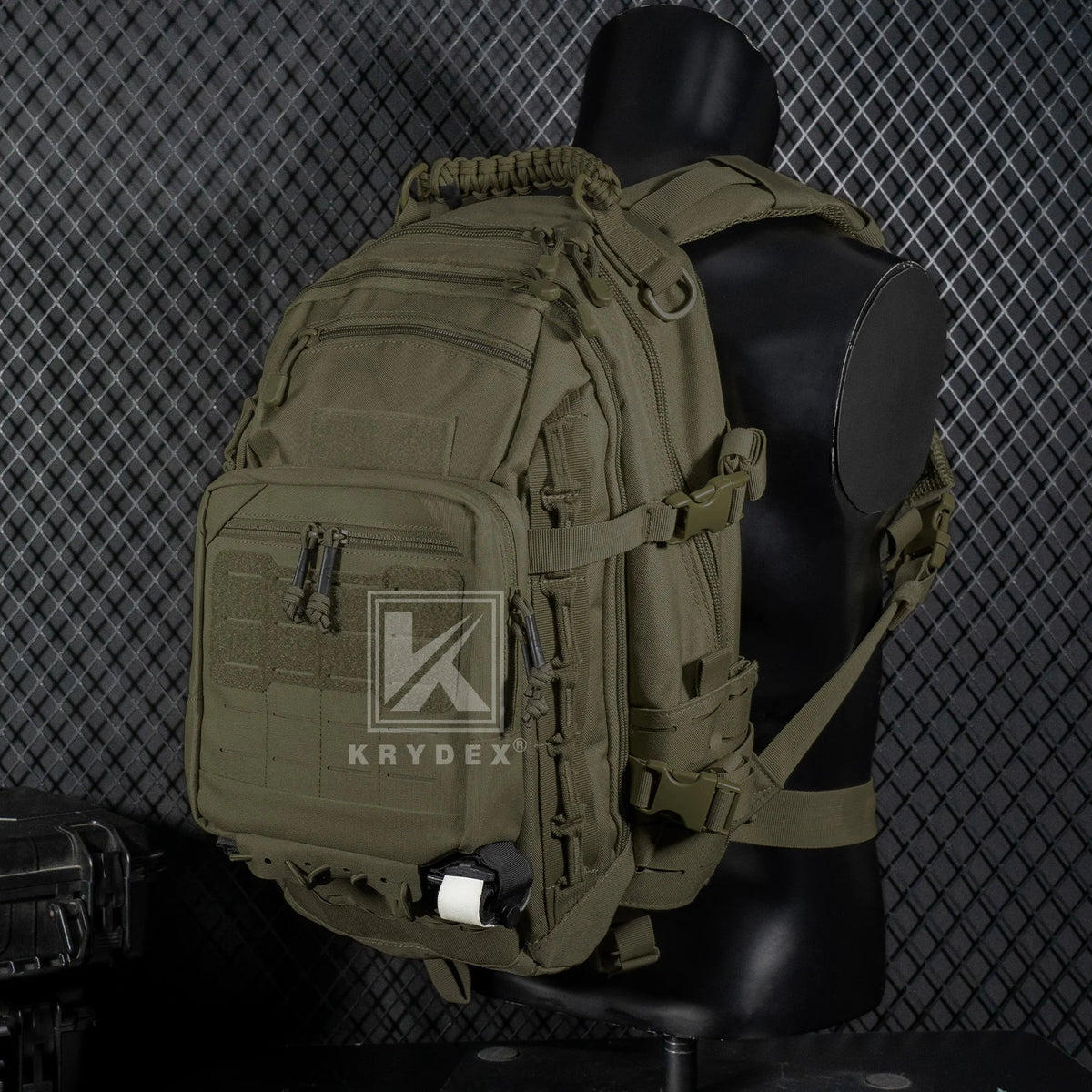 KRYDEX Tactical 7x8 Inch Admin Pouch MOLLE Utility Tool Pouch Modular Medic Bag for Vest Chest Rig Camping Outdoor Accessories