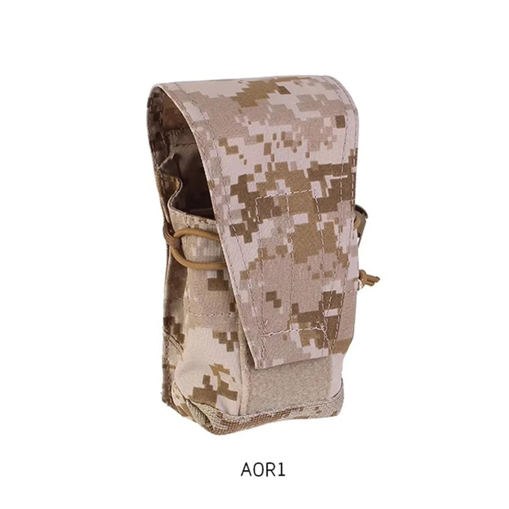 Tactical CP Style MBITR Radio Pouch Multipurpose Molle Sundry Bag for 5.56 5.45 7.62 Mag Pouch