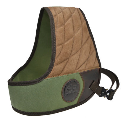 Adjustable Rifle And Shotgun Recoil Reducer Shooting Shoulder Pad Shield Leather Canvas Shirt Vest Hunting Protection