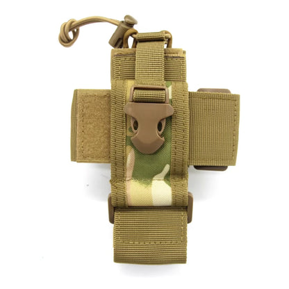 Tactical Molle Radio Holder Pouch Walkie Talkie Holster Nylon Waist Pack Belt Magazine Mag Pouch Pocket Hunting