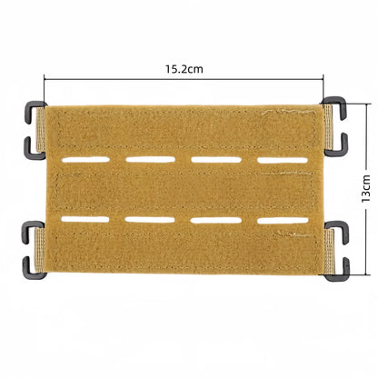 Nylon Molles Tactical Patches Board Patches Panel Display Holder for Backpack Hunting Mini Patches Board Strip