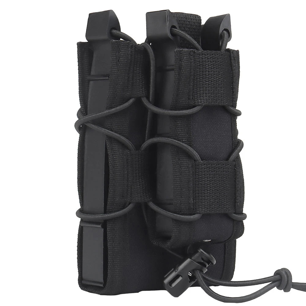 OPHIDANTAC 9MM 5.56 Magazine Pouches Tactical AK AR M4 AR15 Single Magazine Bag Rifle Molle Mag Holster Pouch Hunting