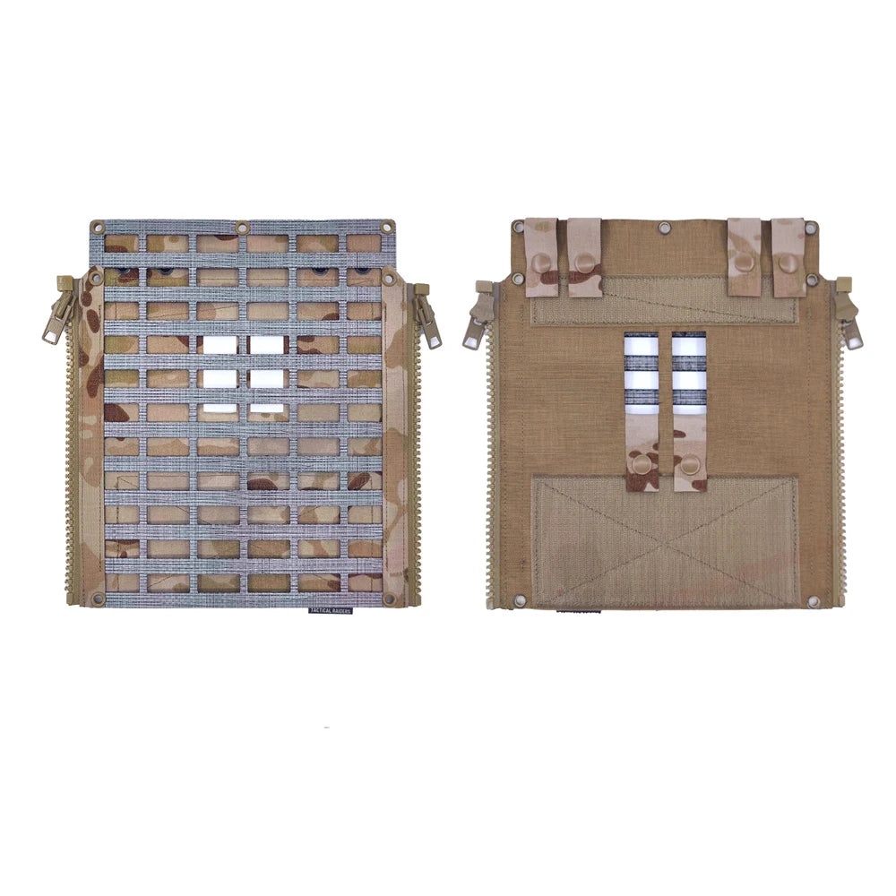 Multifunctional Laser Cutting SS Style Molle Back Panel for Lv119 Overt Tegris