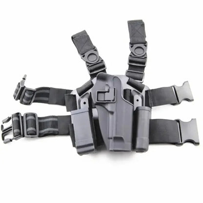 Tactical Gun Holster for Glock 17 19 USP 1911 M92 P226 Outdoor Hidden Leather Holster Real CS Gun Leg Holster Men CS Sport Gun