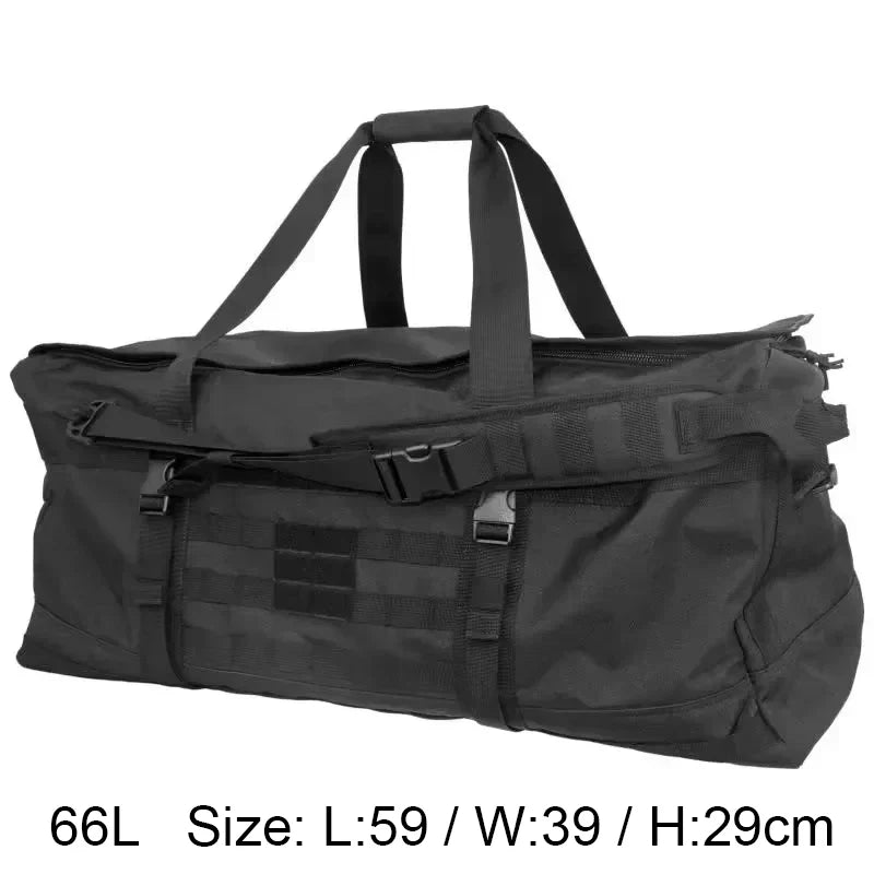 48L 66L 100L Tactical Luggage Bag Camping Backpack Outdoor Molle Duffel Bags Hiking Travel Gym Weekend Bags Tactical Equipment