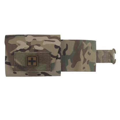 Compact Camo MOLLE First Aid Kit Quick Detach Pull Handle Lightweight Emergency Medical Pouch for Outdoor Survival Essentials
